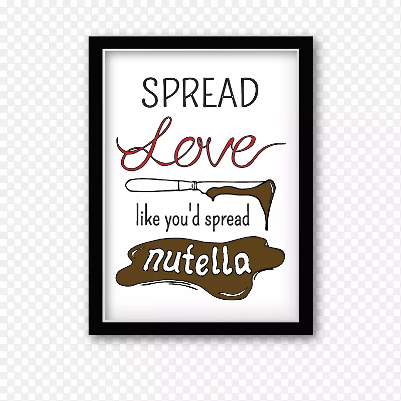 商标矩形字体-Nutella加号