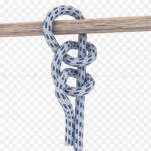 钢丝绳打滑结两半钩半扣绳
