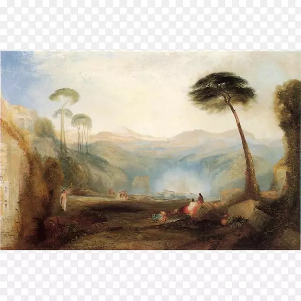 水彩画金枝(继约瑟夫·马洛·威廉·特纳之后)金枝画PNG图片素材下载_图片编号3018575-PNG素材网