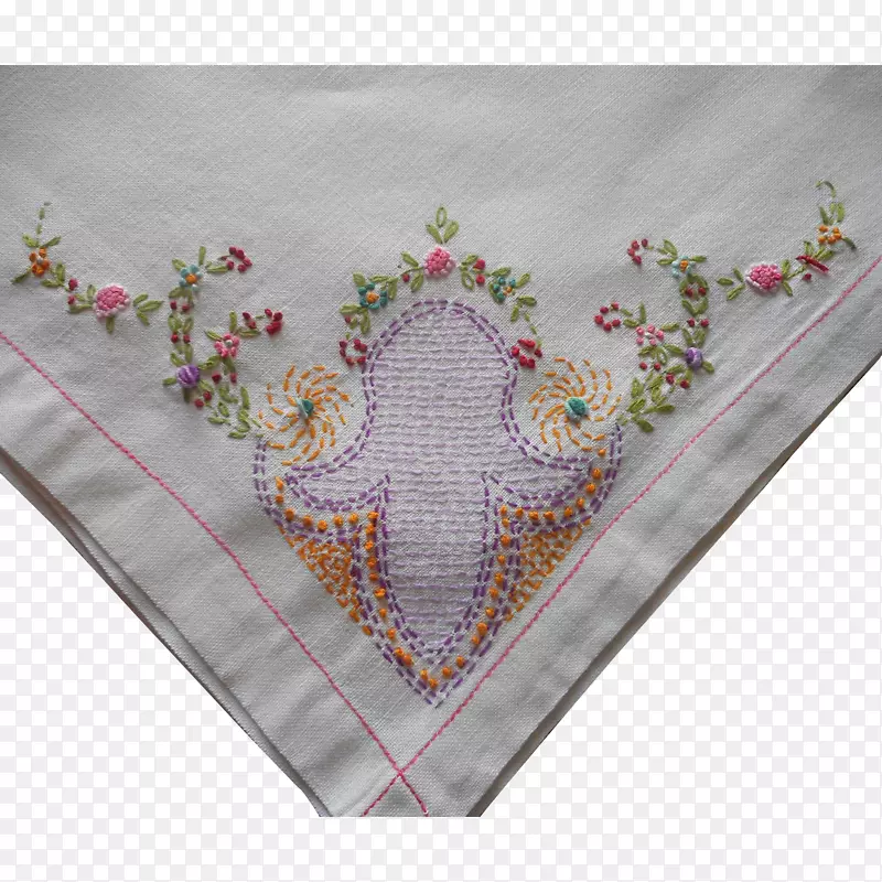 位置席针织品绣花粉红m-苏州丝绸手工刺绣艺术