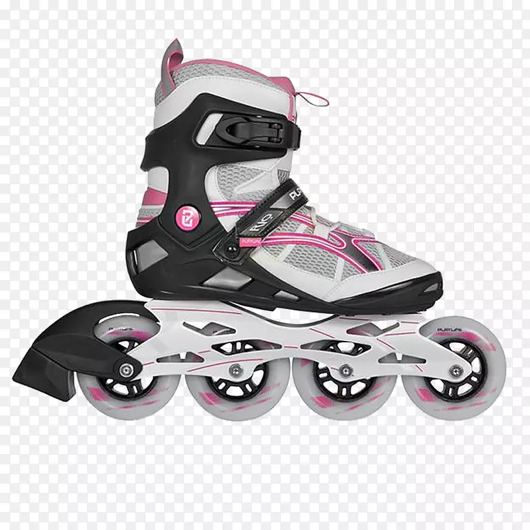 线内溜冰鞋具有侵略性的内线溜冰鞋，动力滑梯滚轴溜冰鞋。