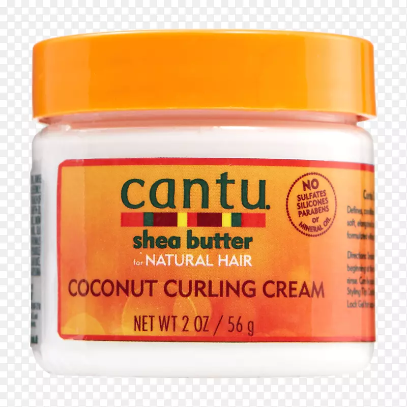 天然头发用坎图牛油椰子卷发霜护发甘图乳油黄油留-在调理修护霜-头发