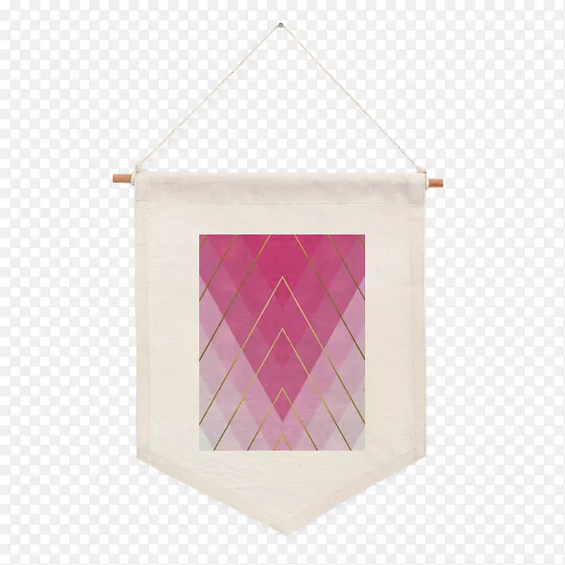 粉红色m三角形