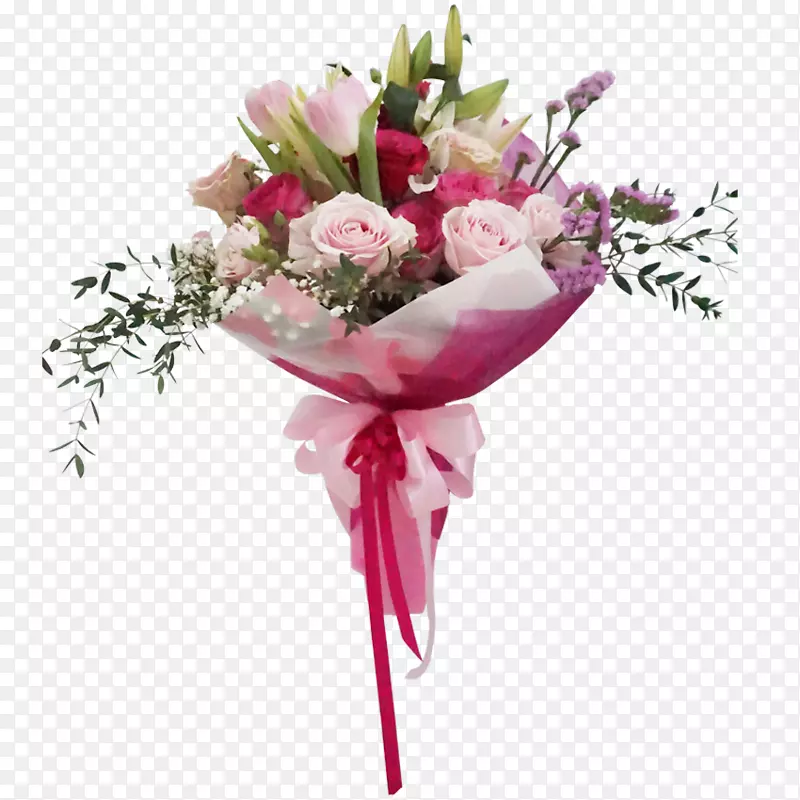 花园玫瑰花束婚礼礼物-鲜花