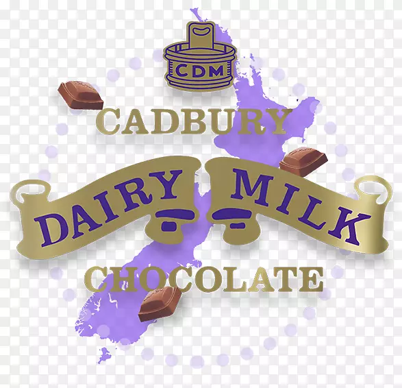 商标字体-牛奶和巧克力