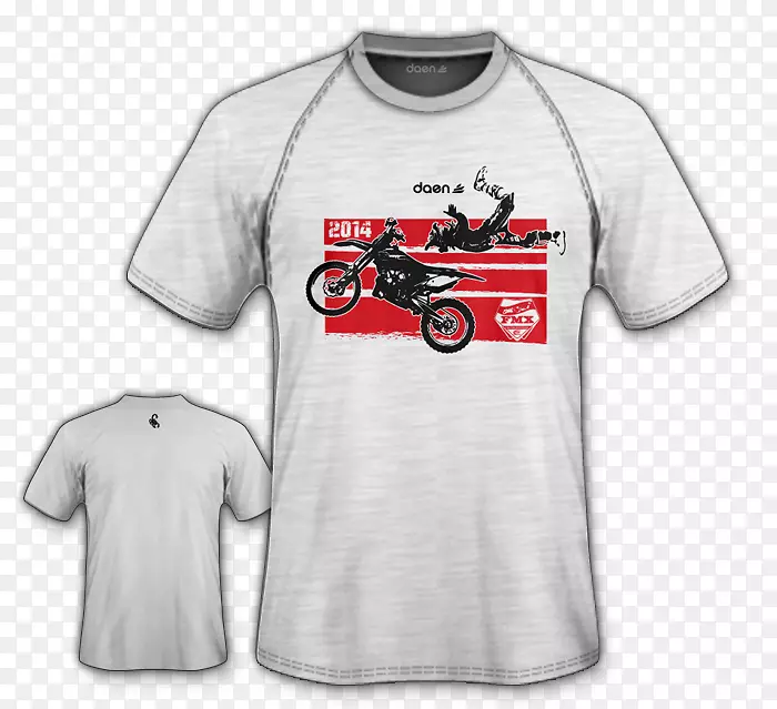 t恤摩托车运动自由式摩托3-t恤