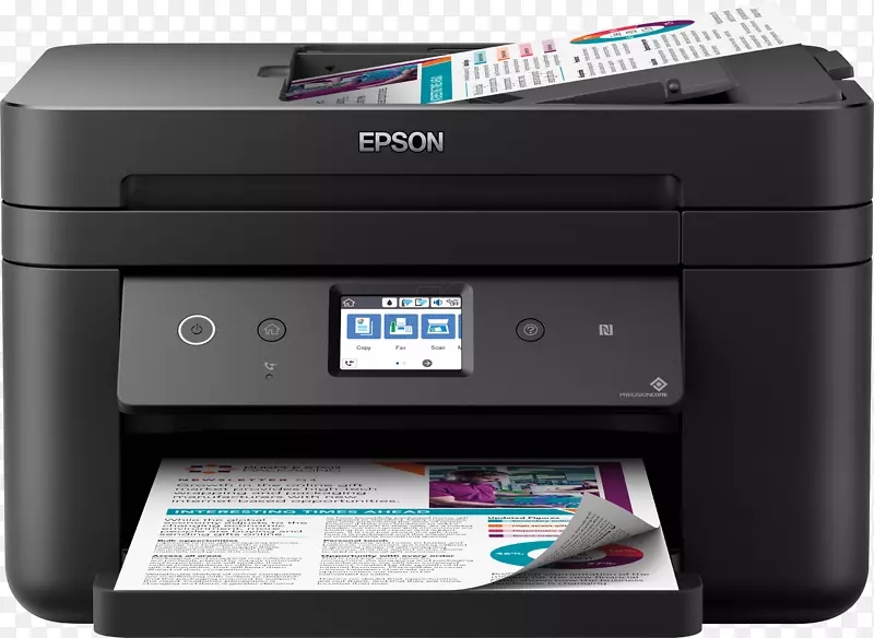 爱普生员工团队wf-2860 dwf喷墨多功能打印机a 4打印机爱普生员工团队wf-2860全合一打印机多功能打印机双工文档扫描器