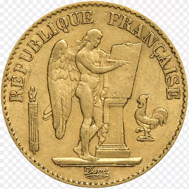 金币法国法郎钱币