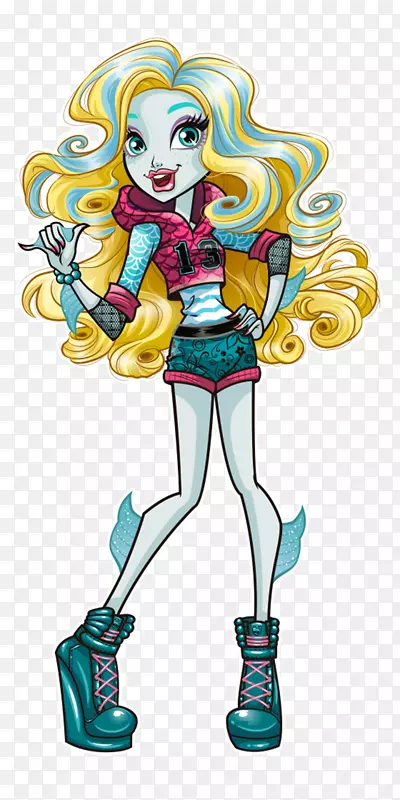 Frankie Stein Lagoona蓝色怪物高娃娃