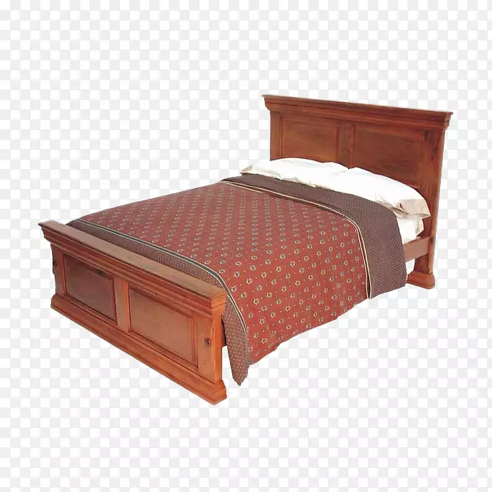 床架，床垫，桌子，床单.床