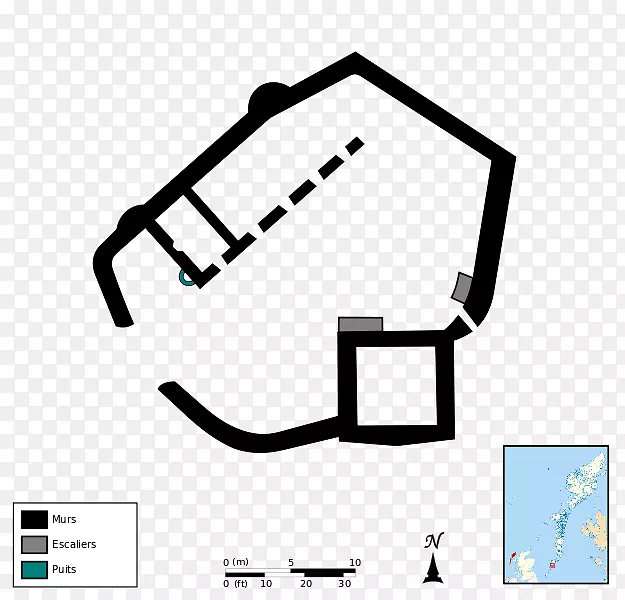 基西穆尔城堡，赫布里底城堡，蒂奥兰，苏格兰盖尔族，麦克尼尔-卡塞尔