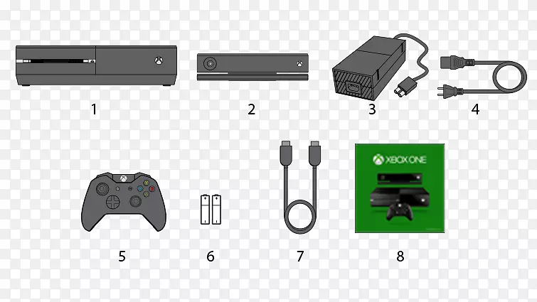 Xbox 360无线耳机Kinect Xbox 1视频游戏机-Xbox