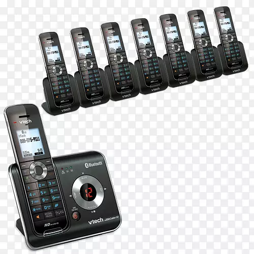 无绳电话数字增强无绳通讯手机家用商务电话答录机