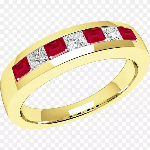 红宝石钻石永恒戒指辉煌-永恒戒指