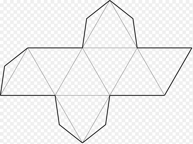 三角网八面体柏拉图立体三角形