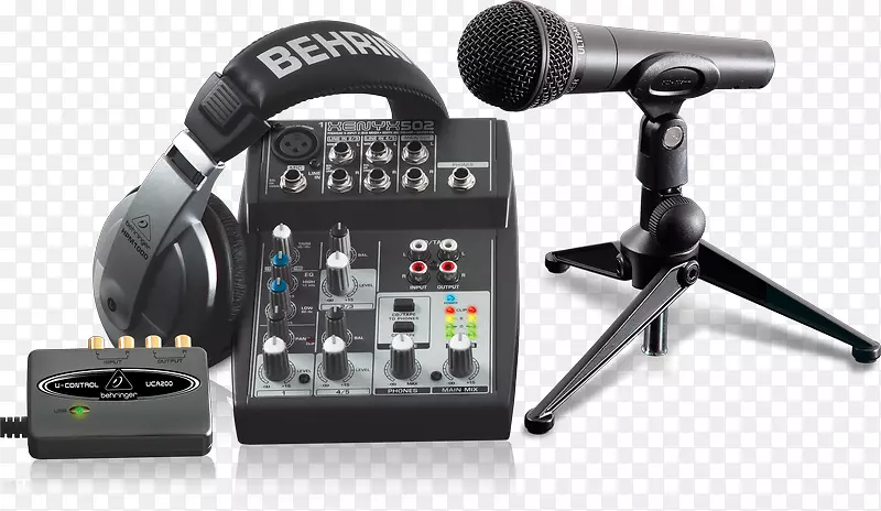 麦克风BehringerXenyx 302 usb音频贝林格播客演播室usb-音频和视频接口和连接器