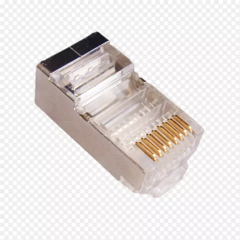 电连接器注册千斤顶双绞线8p8c rj-11.网络电缆
