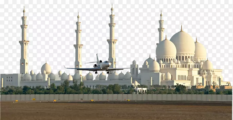 迪拜市中心埃玛大道清真寺组织-阿布扎比国际机场