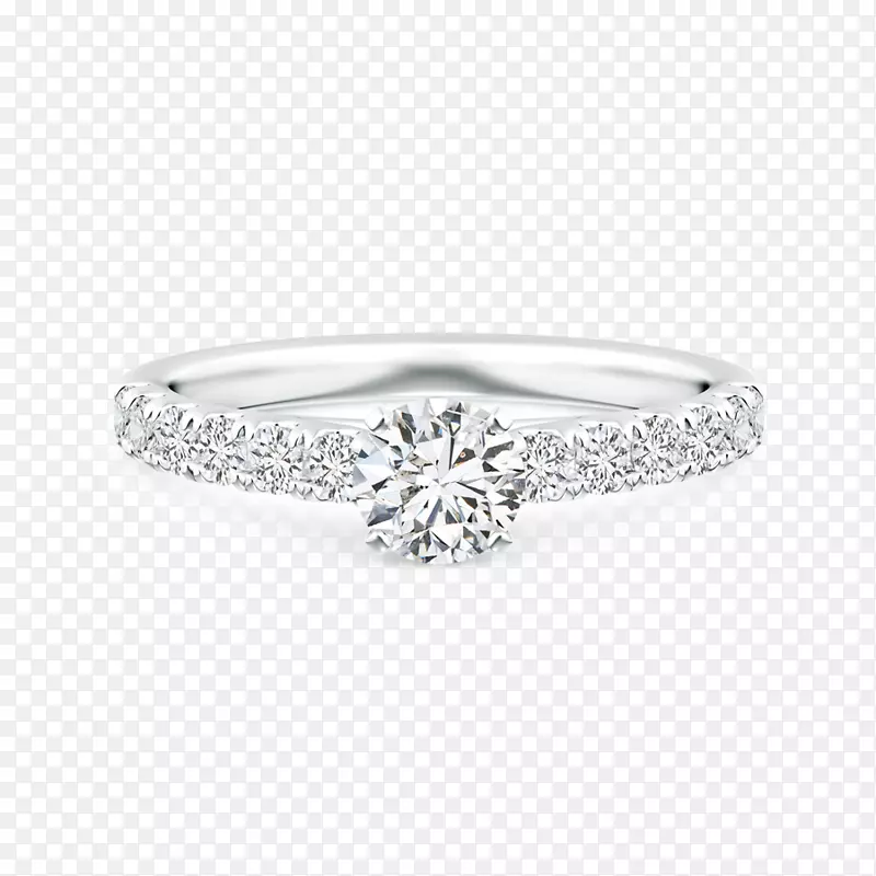 结婚戒指订婚戒指钻石银结婚戒指