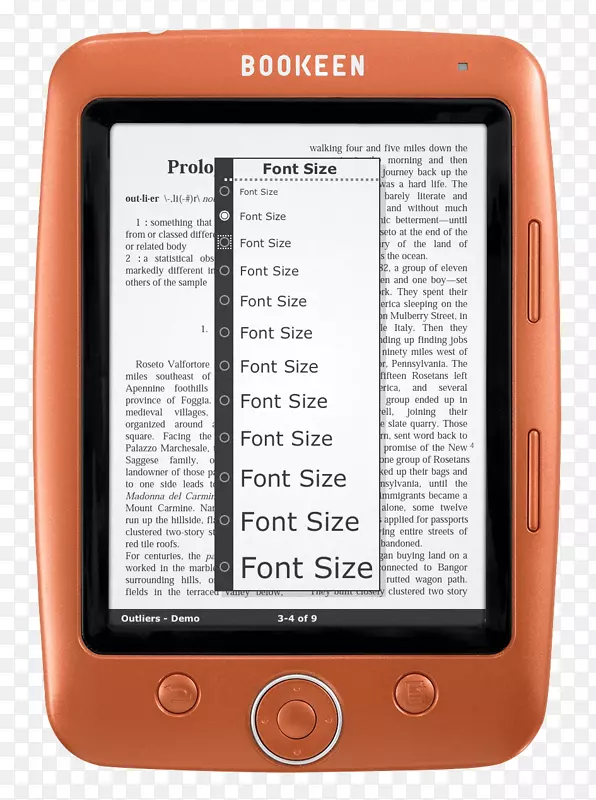 电子阅读器CyBook opus Bookin-book的功能电话比较