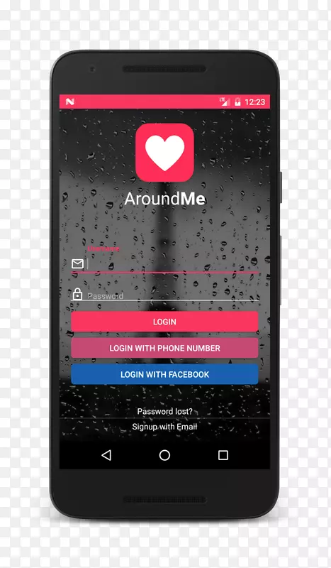 手机智能手机AroundMe Android-智能手机
