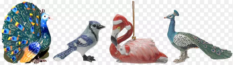 金刚嘴，羽毛，翅膀，蓝色，动物雕像