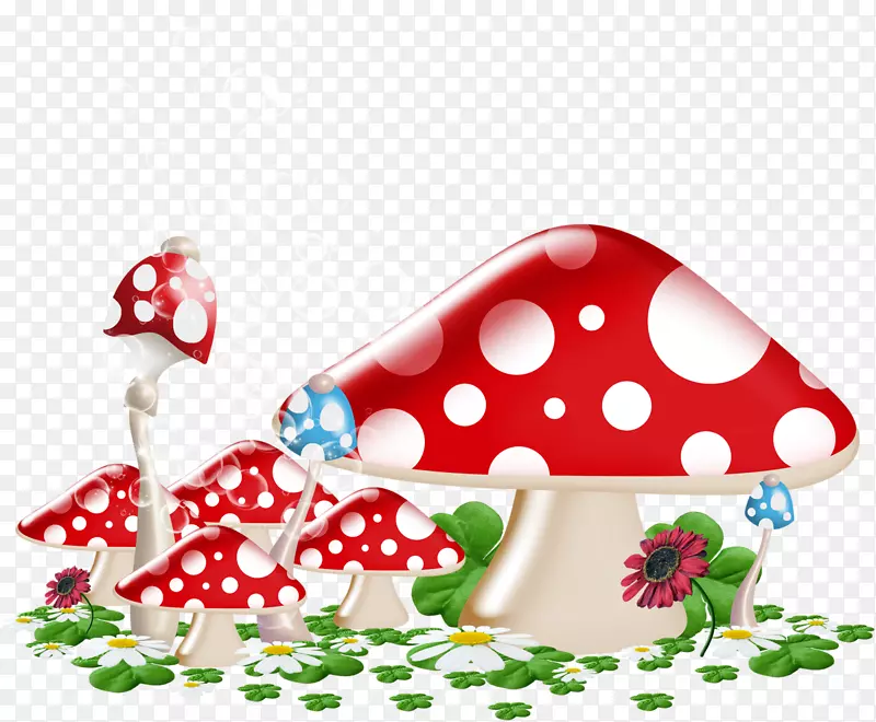 爱丽丝在仙境中的冒险-普通蘑菇真菌-蘑菇