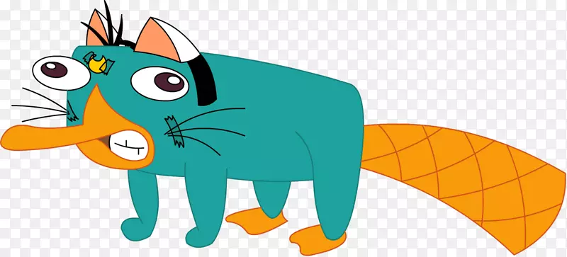 猫科佩里鸭嘴兽艺术博士。Heinz Doofenshmirtz-cat