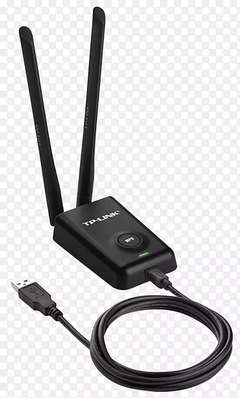 无线usb tp链接wifi usb 2.0适配器300 mbps tl-wn8200nd无线网络接口控制器wi-fi-usb