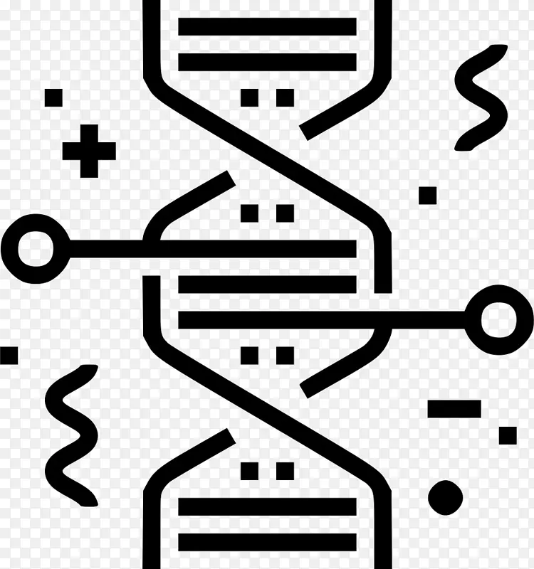 遗传工程遗传学计算机图标dna基因工程