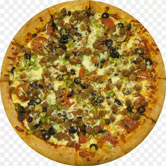加利福尼亚式比萨饼西西里披萨素食美食大尼克披萨比萨饼