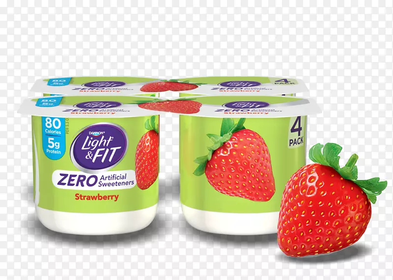 草莓希腊料理糖代酸奶Yoplait-草莓酸奶