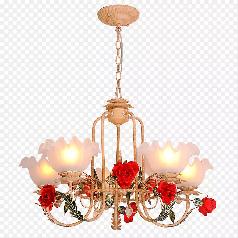 吊灯、灯具、天花板、中心件-陶瓷花