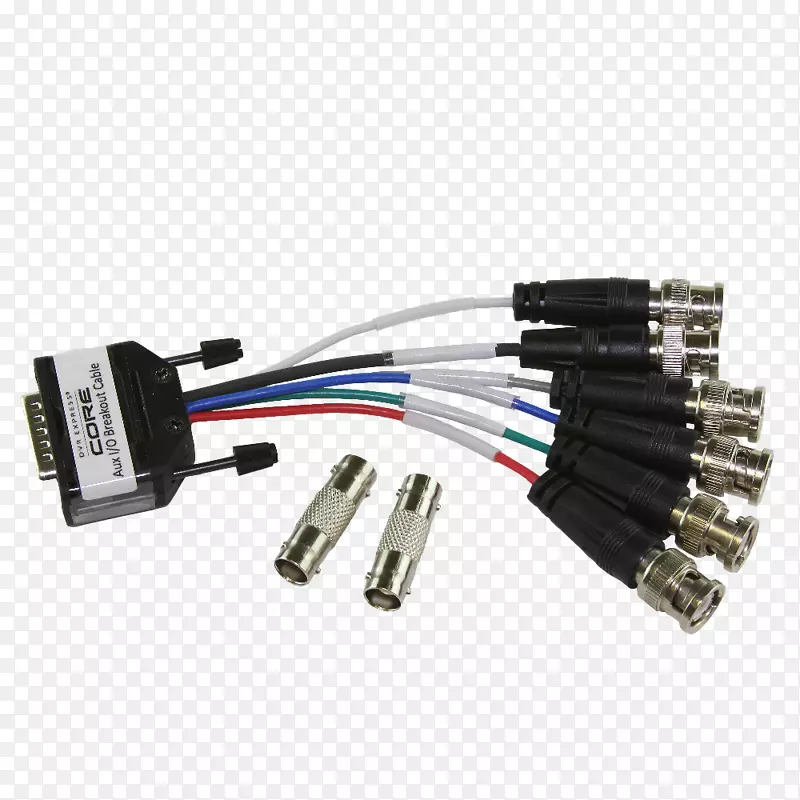 网络电缆连接器bnc连接器电缆适配器扇形电缆
