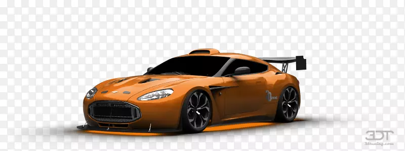 超级跑车汽车设计合金车轮性能汽车-阿斯顿马丁V12 Zagato