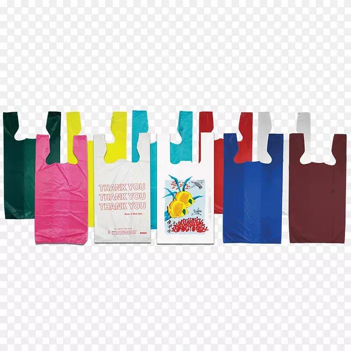 塑料袋t恤购物袋和手推车塑料购物袋