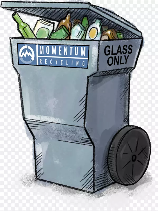 垃圾桶、废纸篮、回收箱、树形玻璃回收