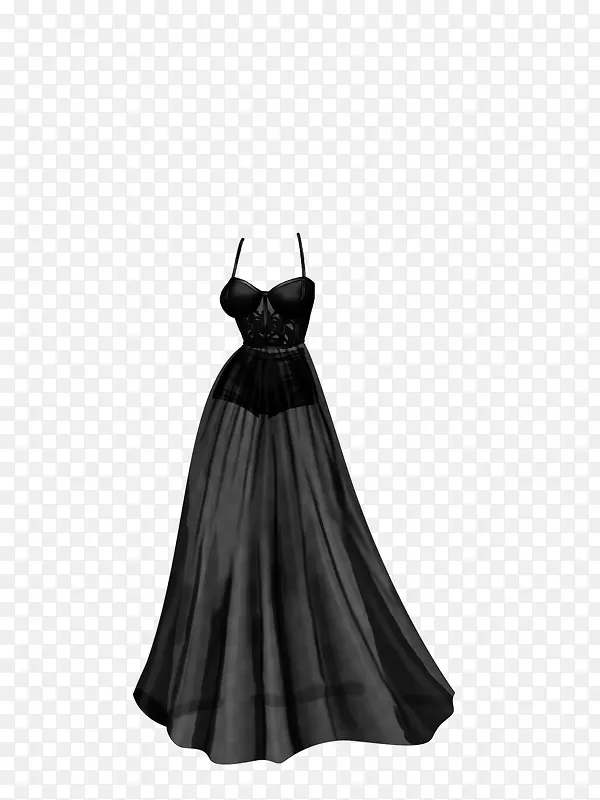 小黑裙女士流行xs软件礼服-女士受欢迎