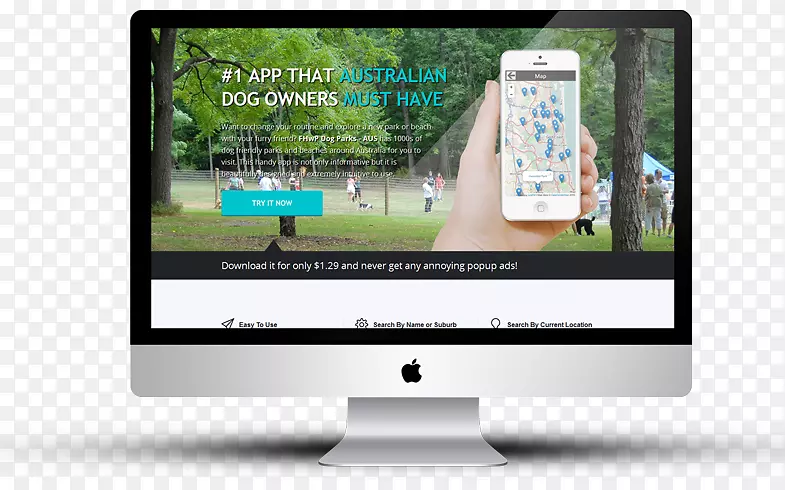 网页设计平面设计网页-狗公园