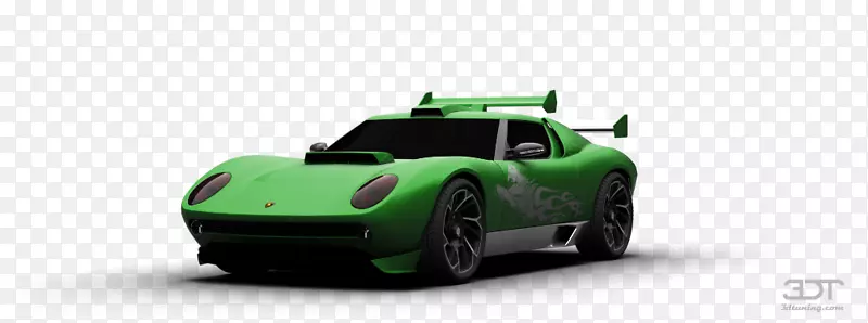 兰博基尼汽车设计模型汽车-兰博基尼三浦