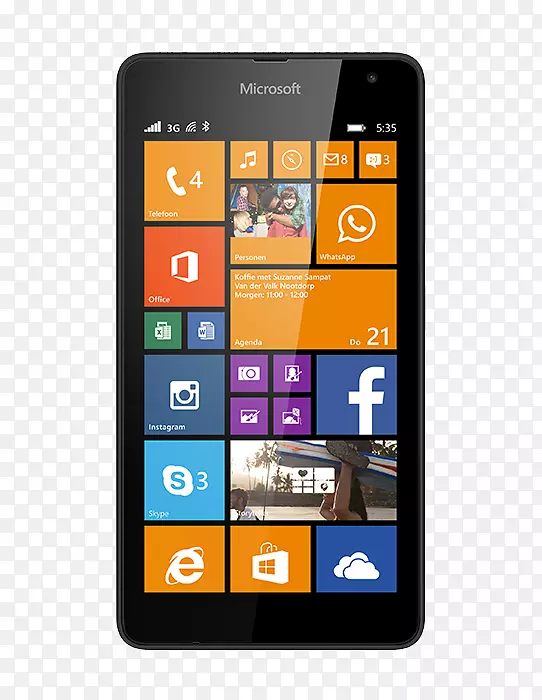 智能手机功能电话微软Lumia 640电话诺基亚微软Lumia
