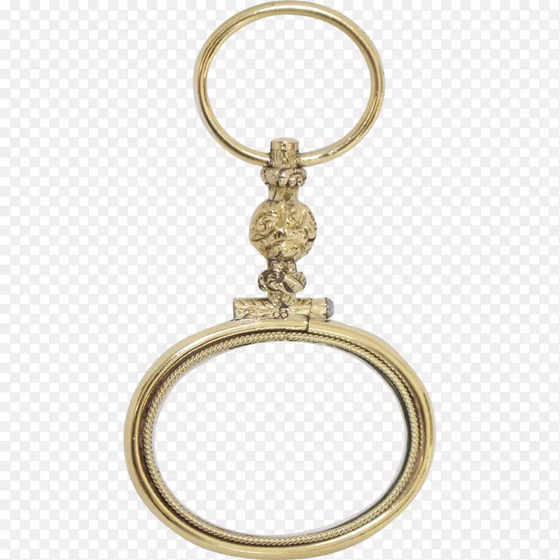 01504银体珠宝钥匙链-银