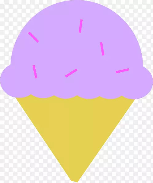 甜甜圈冰淇淋锥洒剪贴画-洒纸杯蛋糕