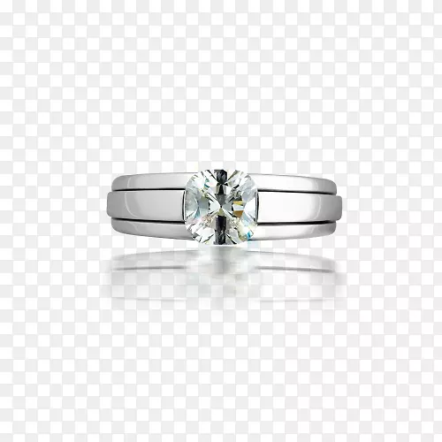 托马斯·吉尔根斯珠宝史密斯订婚戒指钻石结婚戒指-现代