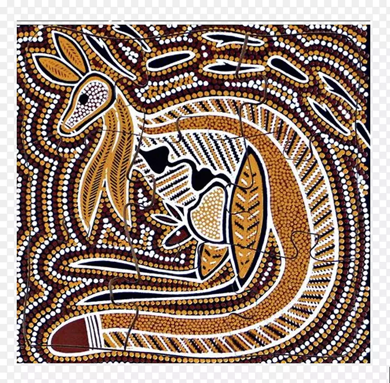 澳大利亚土著艺术土著澳大利亚人绘画-澳大利亚