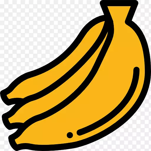 电脑图标食物夹艺术烹饪香蕉