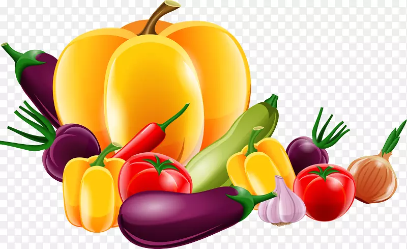 贝尔胡椒水果和辣椒蔬菜-水果和蔬菜