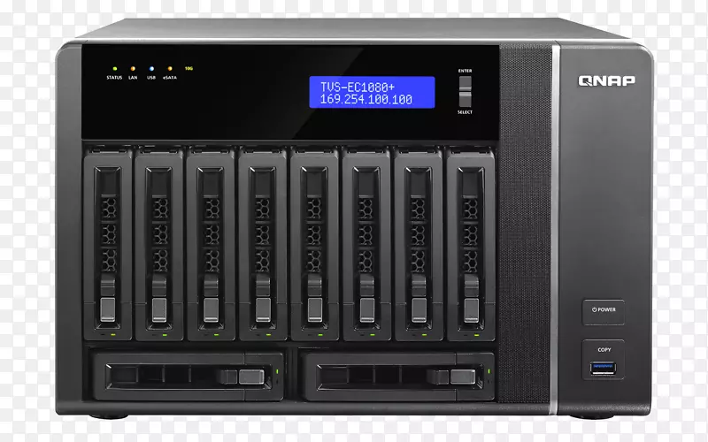 网络存储系统QNAP系统公司qnap ts-239 pro ii+turbo nas服务器-sata 3gb/s数据存储qnap ts-1079支持磁盘阵列
