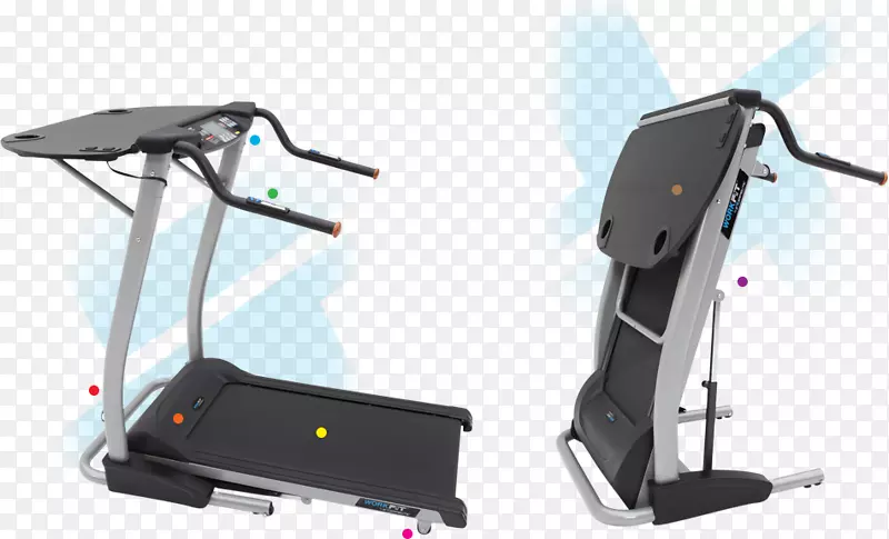 跑步机办公桌用力2000 WorkFit高容量办公桌站健身中心的健身房-跑步机