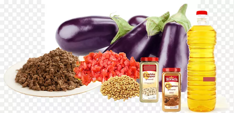 茄子填充食品蔬菜香料填充茄子